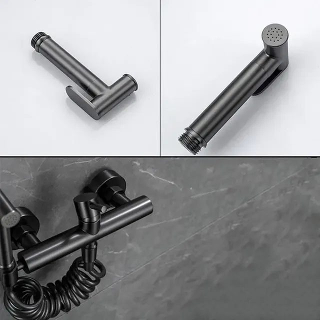 Robinet de Bidet mural en laiton – vue 5