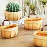 Panier de rangement de cuisine tissé à la main avec… – vue 1