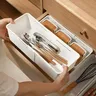 Boîte de rangement de cuisine avec compartiments… – vue 1