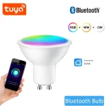 Ampoule LED RGB 9W GU10 Graffiti, Bluetooth intelligent ou WIFI, lampe de chambre à coucher, lumière réglable
