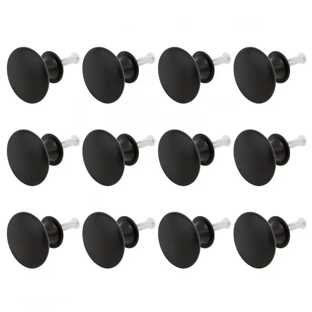 Bouton d'armoire rond à trou unique – vue 4