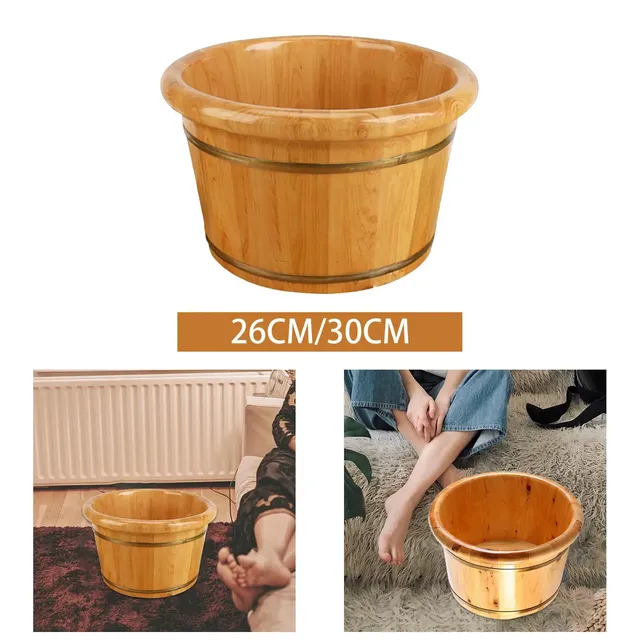 Bain de pieds en bois pour hommes et femmes – vue 3