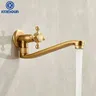Robinet d'extérieur Antique en laiton massif brossé – vue 2