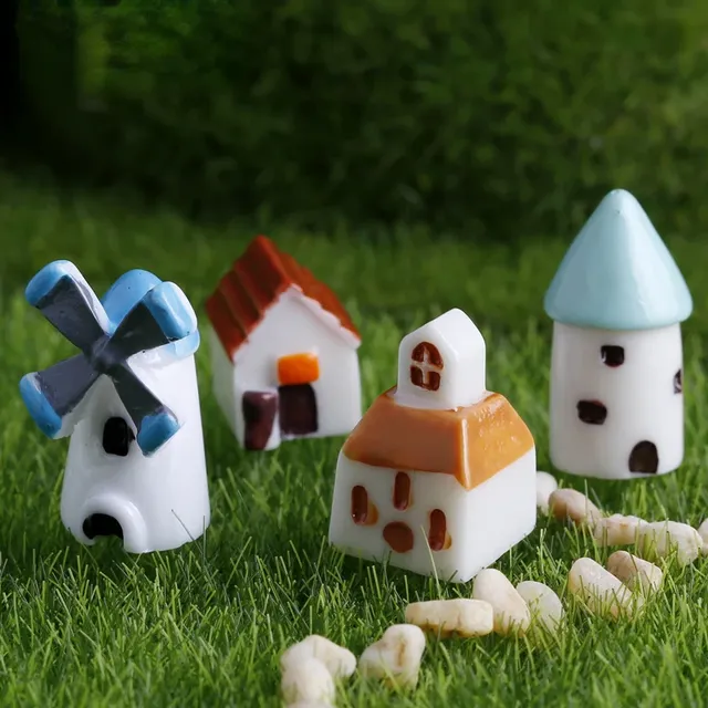 Mini Maison Artificielle en Résine – vue 5