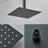 Système de douche à affichage numérique LCD noir – vue 2