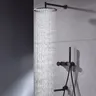Système de douche dissimulé en cuivre noir de luxe – vue 3