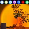 Veilleuse LED USB RVB, budgétaire de veilleuse néon arc-en-ciel, photographie, escales murales, éclairage pour chambre à coucher, décoration d&rsquo;intérieur, cadeau
