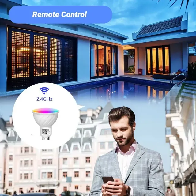 Ampoules intelligentes Wi-Fi GU10 – vue 3