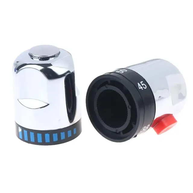 Poignées Thermostatiques Chromées Plastique Argenté… – vue 6