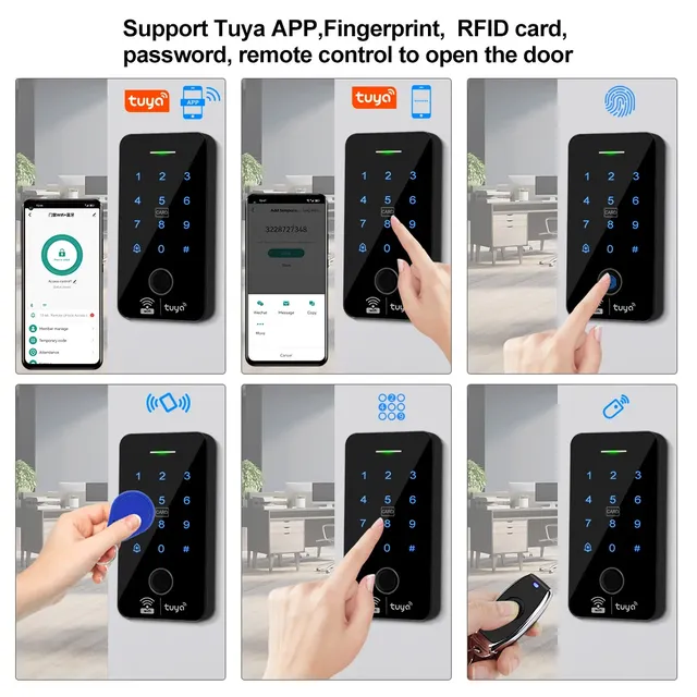 Contrôleur d'accès par empreinte digitale WiFi Tuya – vue 4