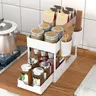 Organisateur cuisine deux niveaux coulissant rangement… – vue 3