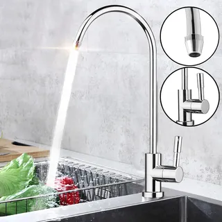 1/4 pouces robinet en acier inoxydable cuisine filtre à eau robinet Ro…
