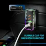 Chargeur voiture six ports avant arrière affichage… – vue 4