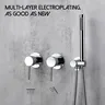 Système douche mural dissimulé pommeau pluie ultrafin… – vue 2