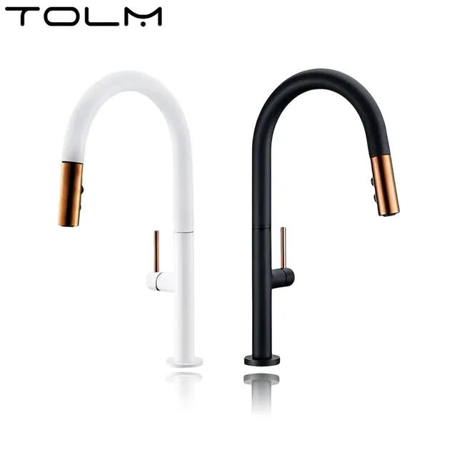 TOLM robinet de cuisine robinet d'évier eau chaude et… – vue 3