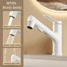Mitigeur lavabo monocommande laiton brossé blanc mat… – vue 2