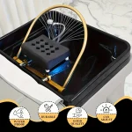 Équipement de cheveux de Spa de Circulation d&rsquo;eau avec oreiller tête de cascade multi-angles accessoires de shampoing de relaxation pour les douches de Massage de Salon