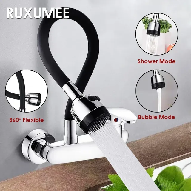 Robinet de cuisine mural rotatif à 360 degrés – vue 2