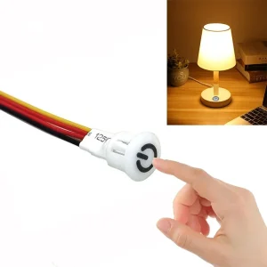 Gradateur LED à capteur tactile, interrupteur marche/arrêt, interrupteur intégré, personnalisation de la maison intelligente, DC24V, 12V