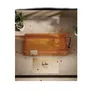 Baignoire îlot rectangulaire acrylique translucide ambre… – vue 2