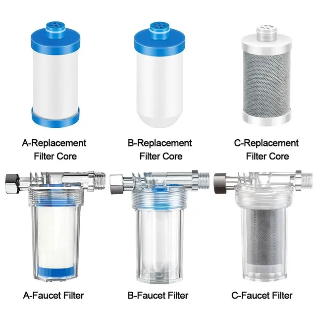 Filtre robinet cuisine plastique transparent cartouche… – vue 5