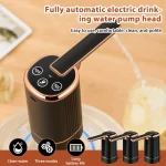 Distributeur d&rsquo;eau automatique pliable, pompe électrique pour bouteille de Gallon d&rsquo;eau, pompe à eau potable Portable et Rechargeable, distributeur intelligent