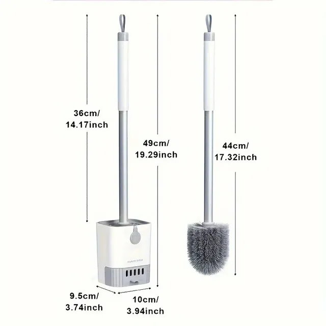 Ensemble de brosses de toilette avec support – vue 6