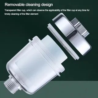 Filtre douche universel pomme filtrée cartouche amovible coton…