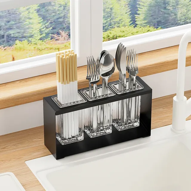 Égouttoir rangecouverts compact modulable plastique ABS… – vue 2