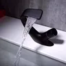 Robinet de lavabo cascade tout en cuivre noir – vue 6