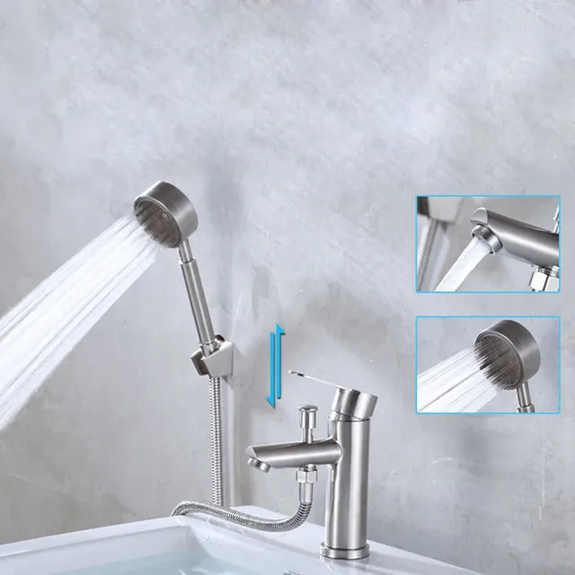 Robinet de lavabo de salle de bains en acier inoxydable – vue 5