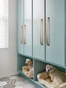 Poignées d'armoire en bronze brossé en forme de périphérie – vue 5