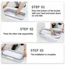 Seau pliable rectangulaire grande capacité compact… – vue 6