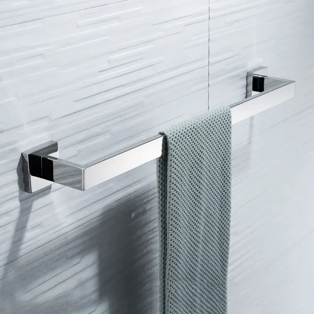 Porte-serviettes en acier inoxydable et Nickel – vue 4