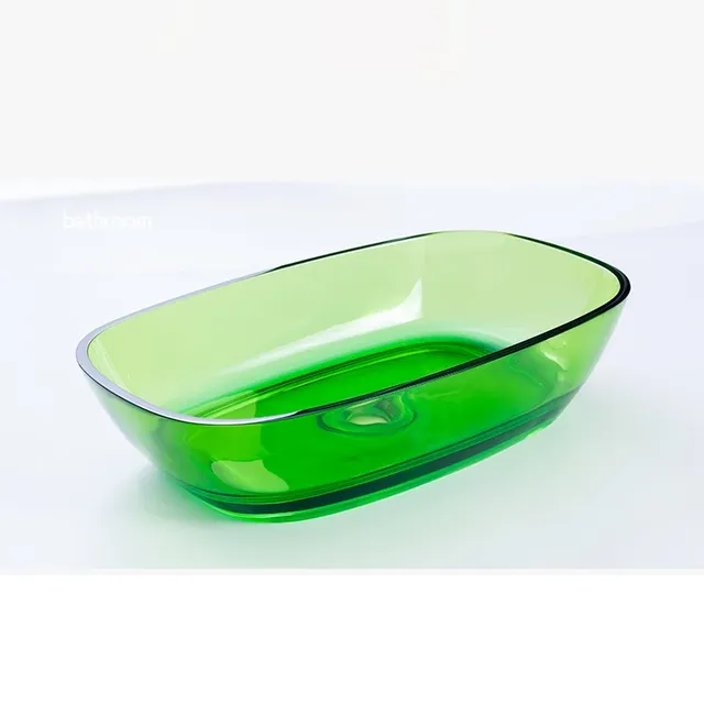 Vasque posée rectangulaire coins arrondis profil bas… – vue 4