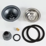 Drain de lavabo résistant à la Corrosion, facile à installer, accessoires de filtre d&rsquo;évier durables, Structure Simple en acier inoxydable