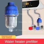 Pré-filtre pour chauffe-eau électrique à gaz, supporter ficateur d&rsquo;eau, acier inoxydable, pomme de douche arina, filtre gradué, machine à laver