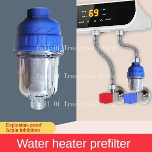 Pré-filtre pour chauffe-eau électrique à gaz, supporter ficateur d’eau, acier inoxydable, pomme de douche arina, filtre gradué, machine à laver Pré-filtre pour chauffe-eau électrique à gaz, supporter ficateur d’eau, acier inoxydable, pomme de douche arina, filtre gradué, machine à laver