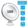 Miroir de vanité grossissant 10x avec lumières – vue 2