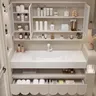 Lavabo intégré en dalle de roche moderne de 120cm – vue 5