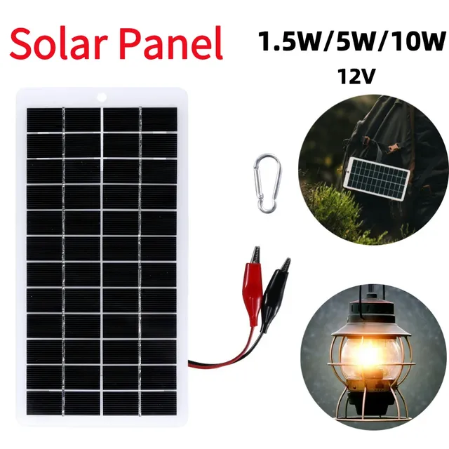 Panneaux Solaires en Polysilicium Étanche pour Camping