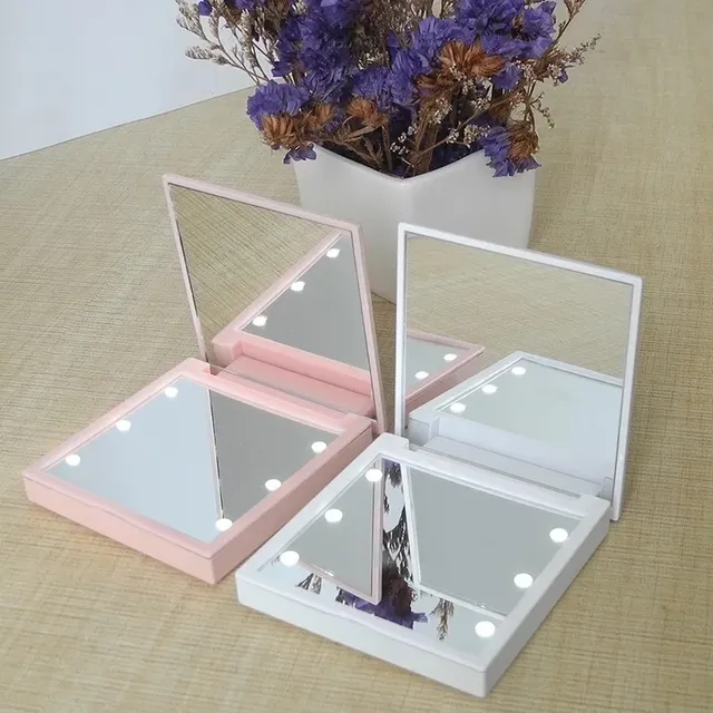 Miroir de maquillage à 6 Led avec loupe légère – vue 5