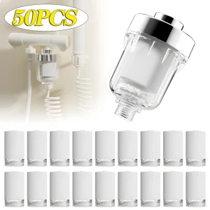 Kits de purificateur de sortie d&rsquo;eau, filtre de robinet universel, cuisine salle de bains douche, filtre domestique en coton PP, filtre haute densité