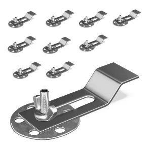ABKW-Clips d’évier en acier inoxydable (10 pièces), supports d’évier sous plan, pinces de Support de lavabo d’évier de cuisine de salle de bains ABKW-Clips d’évier en acier inoxydable (10 pièces), supports d’évier sous plan, pinces de Support de lavabo d’évier de cuisine de salle de bains