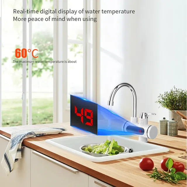 Robinet électrique 3000W chauffe-eau électrique robinet… – vue 5