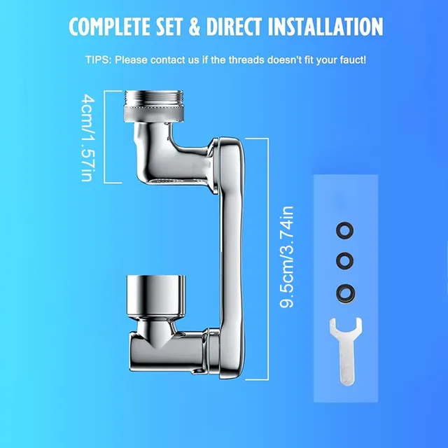 Universel 1080 ° Robinet d'extension de bras robotique… – vue 6