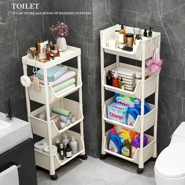 Chariot bibliothèque cuisine étagère de rangement coin… – vue 5