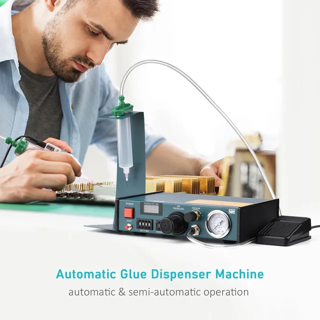 Distributeur pneumatique précision colle semiautomatique… – vue 3