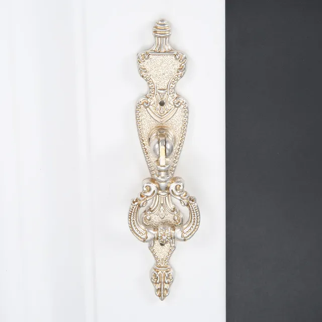 Poignées meubles antiques argent doré alliage zinc… – vue 4
