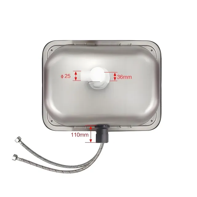 Évier RV avec robinet/robinet en acier inoxydable 304 – vue 4
